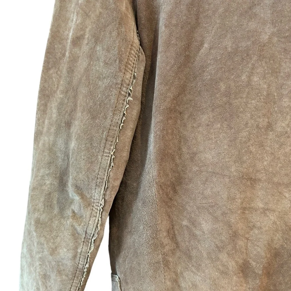 Vintage Suede Western Fringe Jacket - Picture 8 of 10